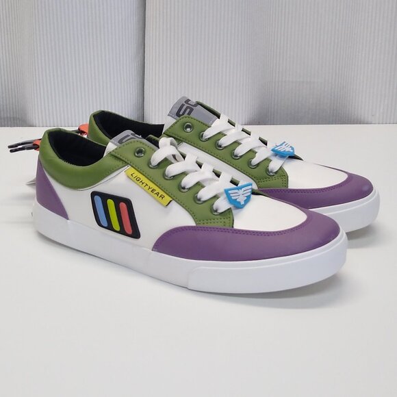 Disney Pixar Lightyear Toy Story Men's 11.5 M Canvas Lace Up Low Top Sneaker NWT - Picture 2 of 7